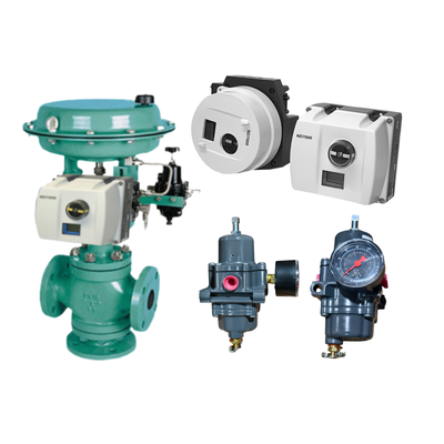 Me-tso Valmet Neles ND7000 Series Smart Valve Controller Positioner with Fisher 67C Series Pressure Regulator