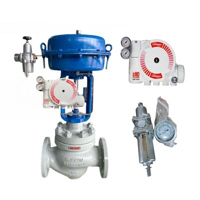 Chinese Control Valve Flowserve Logix 3200 Series 3200MD-28-D6-E-04-40-0G-00 Valve Psotitioner with Asco 342A SST air Regulator