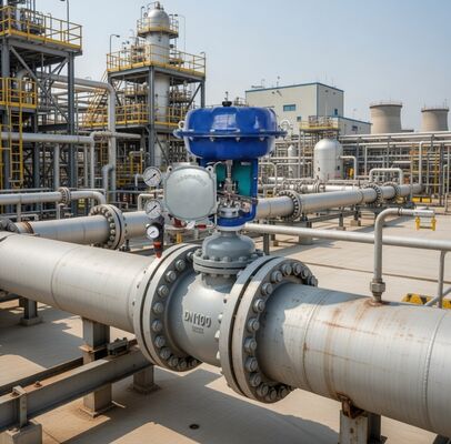 Válvula de control neumático china con SVI1000G SVI1000 PR G IM Masoneilan Valve Positioner SVY y regulador Asco para GLP