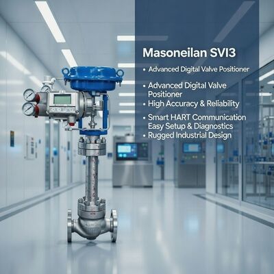Nuevo posicionador de válvula digital Masoneilan SVI3 de acero inoxidable con certificación EAC