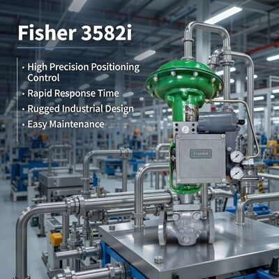 Proveedor de stock Fisher 3582i posicionador de válvula electro neumático precio de venta en línea