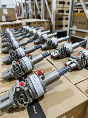 Relé Fisher 377 y componente de control neumático industrial Fisher DVC6200 DVC6200 SIS para plantas químicas de petróleo y gas