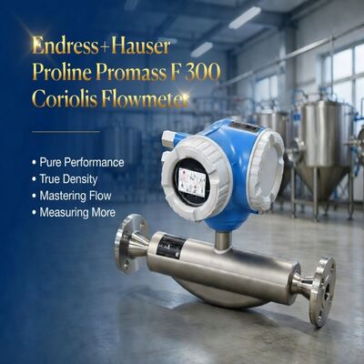 Endress+Hauser Prolina Promass F 300 8F3B40 8F3B80 Medidor de caudal de masa de Coriolis Medidor de caudal de masa