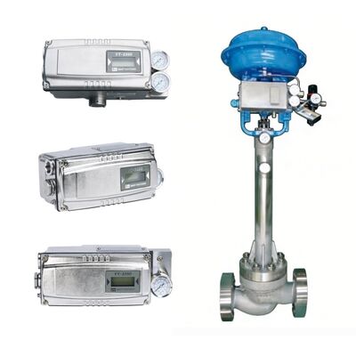 Válvula de control con camisa de fuelle serie CBC NEWAY con posicionador YTC 3350 para uso químico