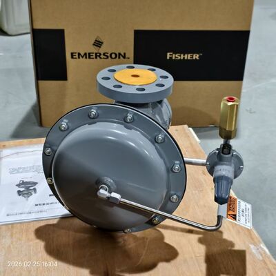 Fisher Regulator 1190 Válvula de inertización de gas de baja presión Válvula reductora de presión operada por piloto para montaje en patín