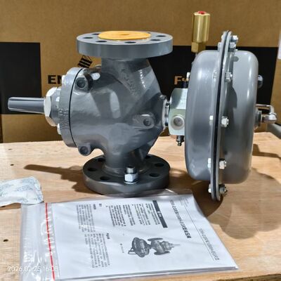 Fisher Regulator 1190 Válvula de inertización de gas de baja presión Válvula reductora de presión operada por piloto para montaje en patín