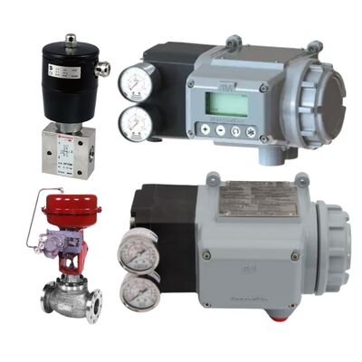 Posicionador de Válvula Digital Masoneilan SVI3-31111210 HART 7 de Acción Simple con Diagnóstico en Línea, Equipado con Válvula Solenoide NORGREN Serie 24100 Protocolo Diseñado para Medios Gaseosos Industriales