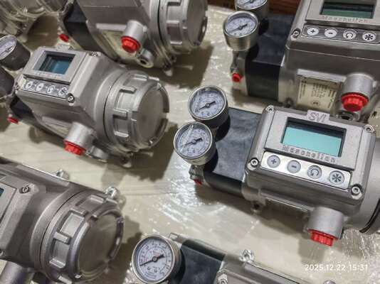 Posicionador de Válvula Digital Masoneilan SVI3-31111210 HART 7 de Acción Simple con Diagnóstico en Línea, Equipado con Válvula Solenoide NORGREN Serie 24100 Protocolo Diseñado para Medios Gaseosos Industriales