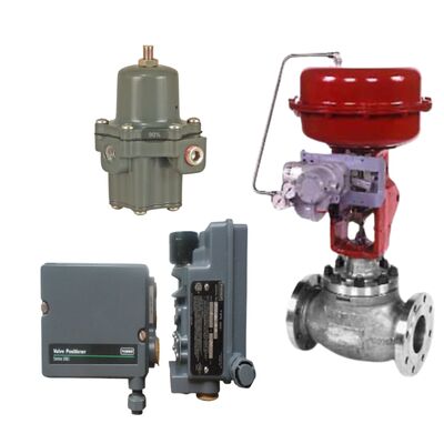 Posicionador de Válvula Fisher 3660/3661 con Regulador de Filtro 67CFR para Válvulas de Control Neumáticas — Posicionador Electroneumático, 4-20mA, Acero Inoxidable Rango de Temperatura de menos 40 °C a 85 °C