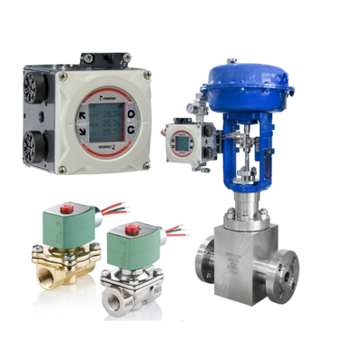 Chinese Control Valve with Valmet Me-tso Neles NDX Smart Valve Controller with ASCO Solenoid Valve