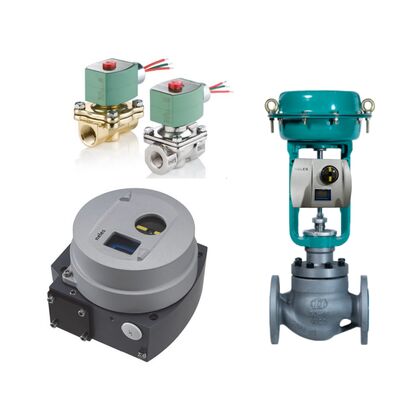 Válvula de control china de Chuanyi con Valmet Neles ND9000 serie posicionador de válvula inteligente con válvula de solenoide ASCO