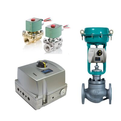 Válvula de control china de Chuanyi con Valmet Neles ND9000 serie posicionador de válvula inteligente con válvula de solenoide ASCO