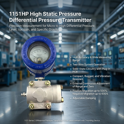 Stock Smart HART Pressure Transmitter SAIC 1151HP High Static Pressure Differential Pressure Transmitter Sensor