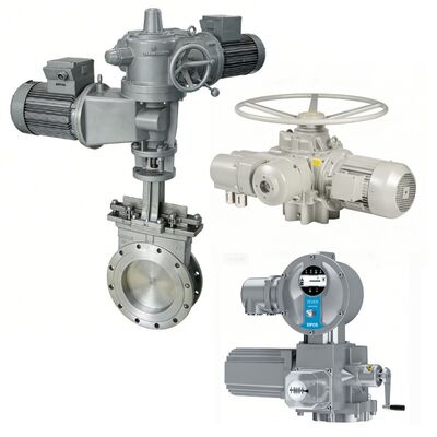 Actuador eléctrico SIPOS M76348 Válvula de compuerta de cuchilla CNNC SUFA Tratamiento de agua de energía térmica