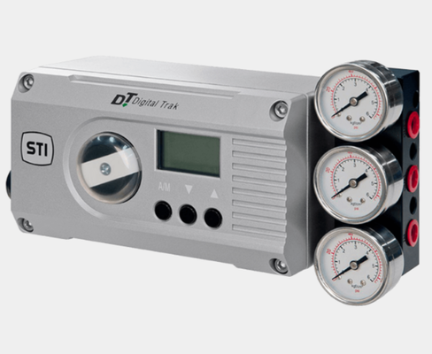 KOSO 500A 510A Angle Valve with IMI STI DigitalTrak Positioner Chemical Plant Thermal Power Fluid Control
