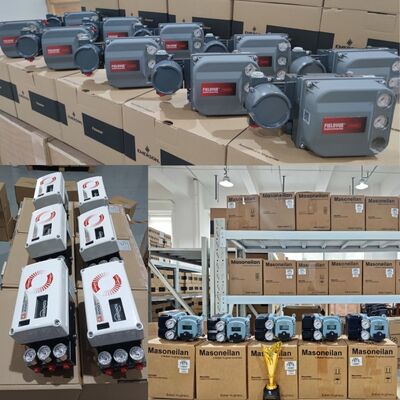 Válvula de control de bola china con válvula de servicio de flujo Positoner Logix 3800 3400MD 3200MD 520MD 510SI 420 Asco 342A Regulador de filtros