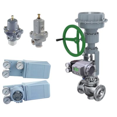 Posicionador de válvula de control digital inteligente, fuente de alimentación de 4-20 mA, posicionador electroneumático Masoneilan SVI3 y 4700E de acero inoxidable