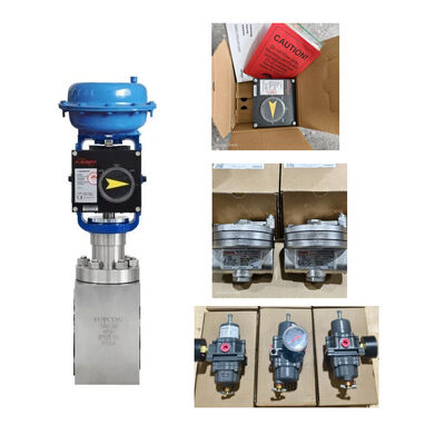 China Valve Flowserve Nuevo en stock Flowserve de acción única y doble Pneumático posicionador PMV P5/EP5 F5-NAM y regulador 67CFR