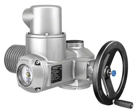Válvula de mariposa excéntrica triple CHUANYI VBJG 600001 con actuador eléctrico AUMA SA SQ Series para control de fluidos