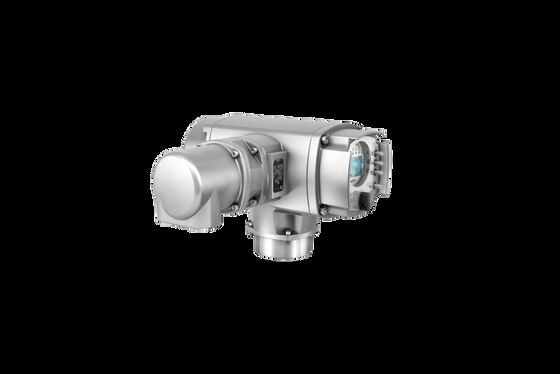 Válvula de mariposa excéntrica triple CHUANYI VBJG 600001 con actuador eléctrico AUMA SA SQ Series para control de fluidos
