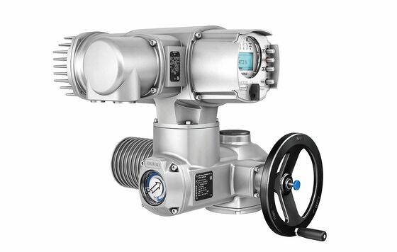 Válvula de mariposa excéntrica triple CHUANYI VBJG 600001 con actuador eléctrico AUMA SA SQ Series para control de fluidos