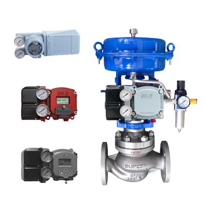 Posicionador de válvula de control digital inteligente, fuente de alimentación de 4-20 mA, posicionador electroneumático Masoneilan SVI3 y 4700E de acero inoxidable