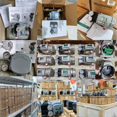 Posicionador de válvula de control digital inteligente, fuente de alimentación de 4-20 mA, posicionador electroneumático Masoneilan SVI3 y 4700E de acero inoxidable
