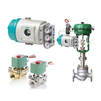 Posicionador de Válvula Digital Inteligente Siemens SIPART PS2 6DR5125 con Válvulas Solenoides ASCO