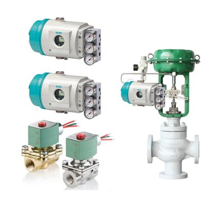 Posicionador de Válvula Digital Inteligente Siemens SIPART PS2 6DR5125 con Válvulas Solenoides ASCO