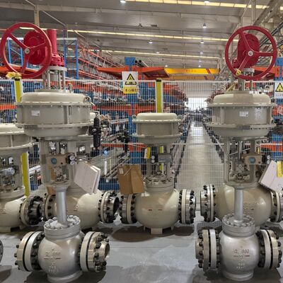 Samson Pneumatic Smart Positioner 3730-31001 con la válvula de mariposa y la válvula electromagnética de Asco