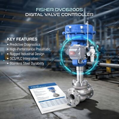 Controlador de Válvula Inteligente Fisher FIELDVUE DVC6200 Regulador de Filtro Neumático 67CFR Válvula de Control Neumático OEM de China