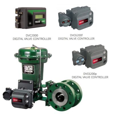Fi Sher 1052 Actuadores giratorios con posicionador DVC2000 DVC6200 para energía química de petróleo y gas
