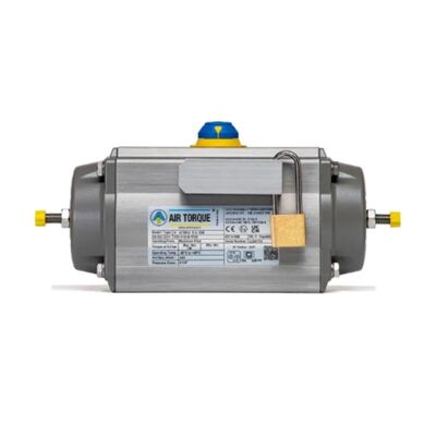 Chuanyi VBJG All Metal Hard Seal Butterfly Valve with Air Torque Rack Pinion Rotary Actuator Petroleum Chemical Power