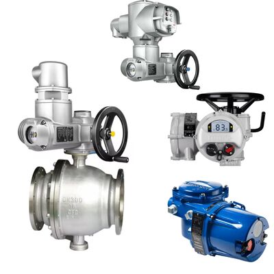 Electric Control Butterfly Ball Globe Valve Manufacturer With AUMA SA SAR SQ SQR Series Electric Actuator
