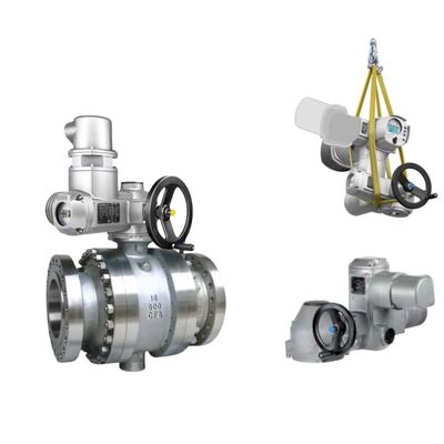 Electric Control Butterfly Ball Globe Valve Manufacturer With AUMA SA SAR SQ SQR Series Electric Actuator