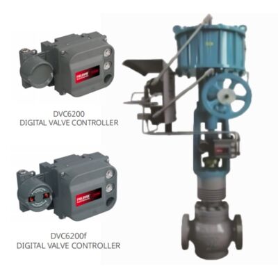 Válvula de control de jaula de presión equilibrada de Wuzhong ABM APM con posicionador DVC6200