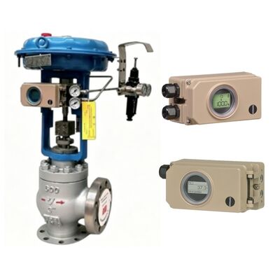 Válvula de Control de Tipo Ángulo de Cambio Rápido Wuzhong AETS AEPS con Posicionador Samson 3730 para Petroquímica y Energía