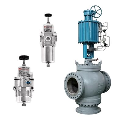 Válvula mezcladora desviadora de 3 vías Wuzhong ACT con regulador de filtro Rotork YT para energía térmica petroquímica