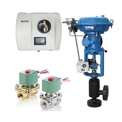 Válvula de control Wuzhong con posicionador de válvula de control inteligente Valmet Me-sto Neles ND7000 y válvula solenoide ASCO
