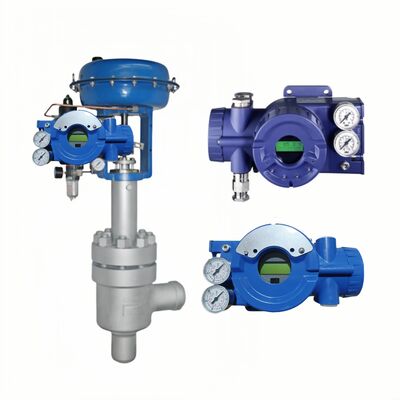 High Quality Foxboro SRD960 Smart Valve Positioner with Shanghai Lanlin Pneumatic Control Valve