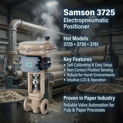 Nuevo original de Alemania Samson 3725 posicionador de válvula electropneumática Samson 3725 3730-3 3731