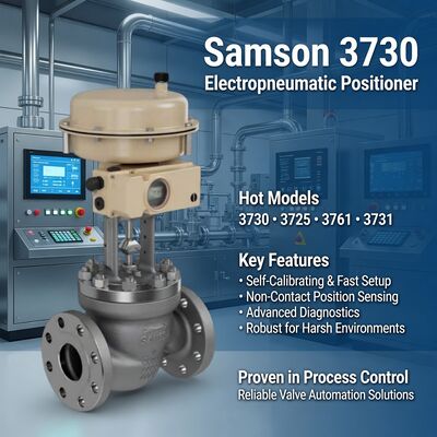 Nuevo original de Alemania Samson Válvula posicionador proveedor Samson 3730-3 3730-4 3730-6 3725 4763 3766