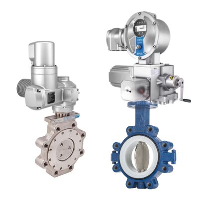 Actuador eléctrico de múltiples vueltas AUMA SA con rango de par 10Nm-32000Nm Protección IP68 y compatibilidad con válvulas de mariposa Keystone