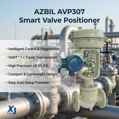 Azbil AVP307 HART Control digital electro neumático de la válvula el posicionador de la válvula piloto de la válvula regulador del filtro de aire