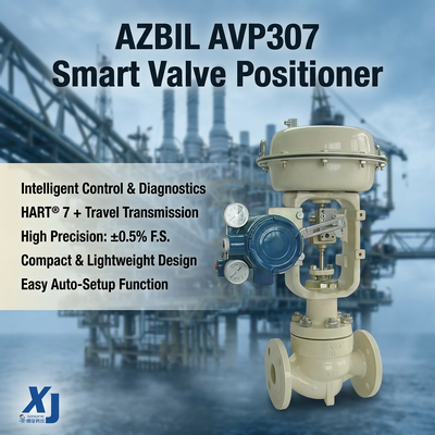 Valvula de control HART de control eléctrico neumático