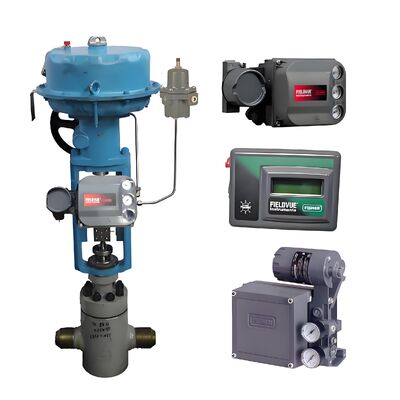 Controlador de válvula de bola de control neumático DVC6200 DVC2000 y válvula solenoide ASCO y posicionador de válvula FLOWSERVE 3200MD 520MD 3800MD