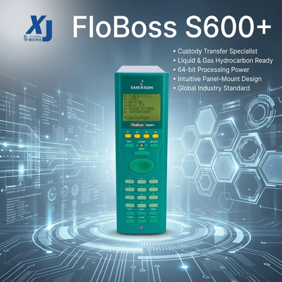 Calculadora de flujo FloBoss S600+ Computadora de flujo industrial Transferencia de custodia de gas Controlador de flujo de proceso líquido