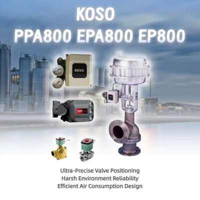 Venta caliente Original OEM KOSO Alta precisión Electropneumático posicionador de válvula inteligente PPA800 EPA800 EP800