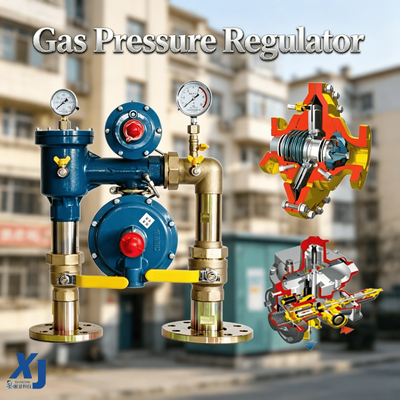 Chunhui Controls Natural Gas Pressure Control Industrial Gas Distribution Gas Pressure Regulator