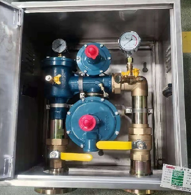 Cabinet de regulación de presión del filtro de gas China Chunhui Controls OEM Regulador de control de gas natural a nivel de edificio